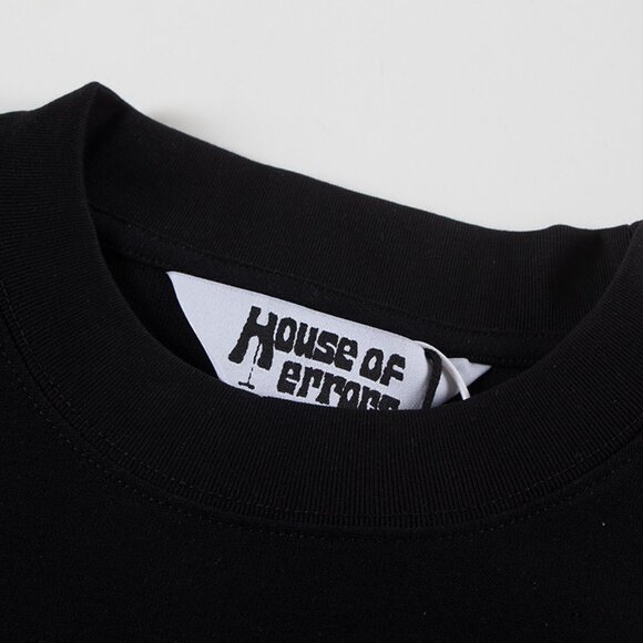 House of Errors Black Eye Lettering Print T Shirt - Picture 8 of 10